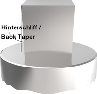 Hinterschliff / Back Taper